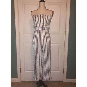 No Comment Striped Romper. CL60